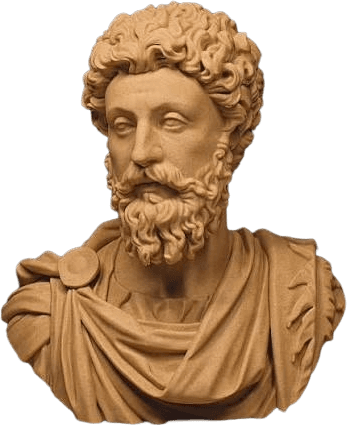 Marble bust of Marcus Aurelius